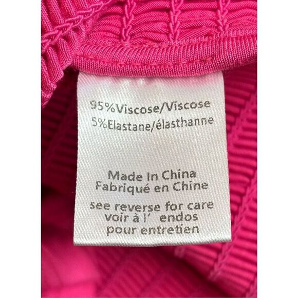 Caroline Constas Tilly Dress in Fushia NWT Size Small - Picture 9 of 11